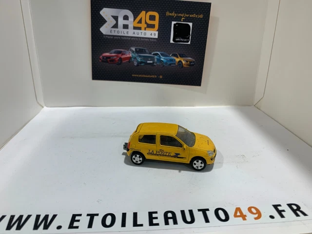 Clio Renault Toys Norev La Poste jaune 1/64