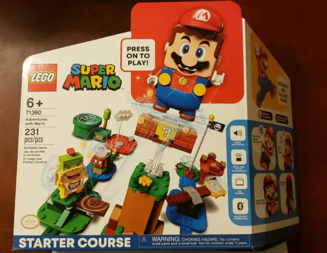Lego super mario adventures with mario starter course 71360 building kit 231pc deals