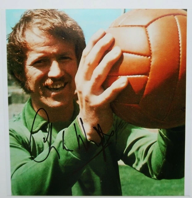 Charlton Athletic Signed Charlie Wright Football Picture 1960'S 10 X 10