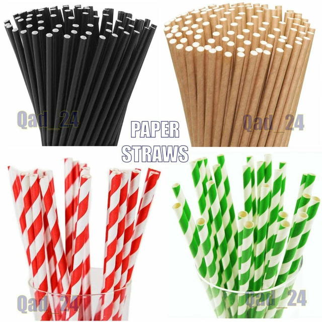 PAPER CARDBOARD STRAWS Biodegradable Compostable Recyclable For