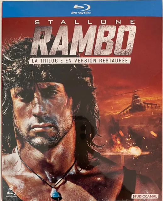 Rambo coffret trilogie version restaurée Blu-ray neuf scellé sous cellophane