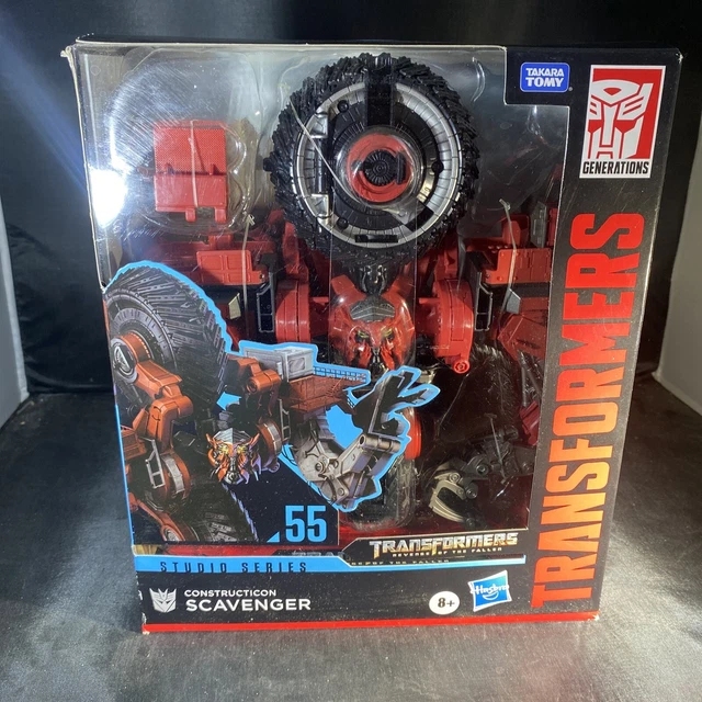TRANSFORMERS STUDIO SERIES CONSTRUCTICON SCAVENGER ROTF Movie 55 Box ...