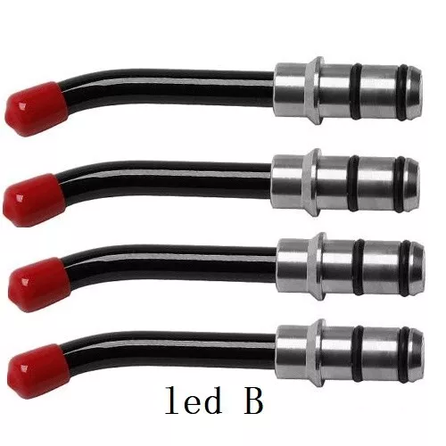 4xDental Optical Fiber Guide glasses Tip B8mm for Woodpecker LED Curing Light T4