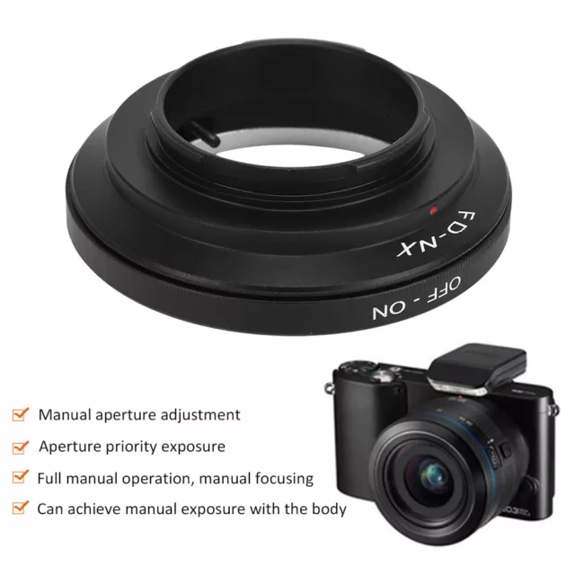 Aluminium Alloy FD NX Camera Lens Adapter Ring For FD Mount Lens To Fo AUS