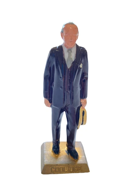 President Coolidge Vintage 1960s Marx President Figure Hong Kong