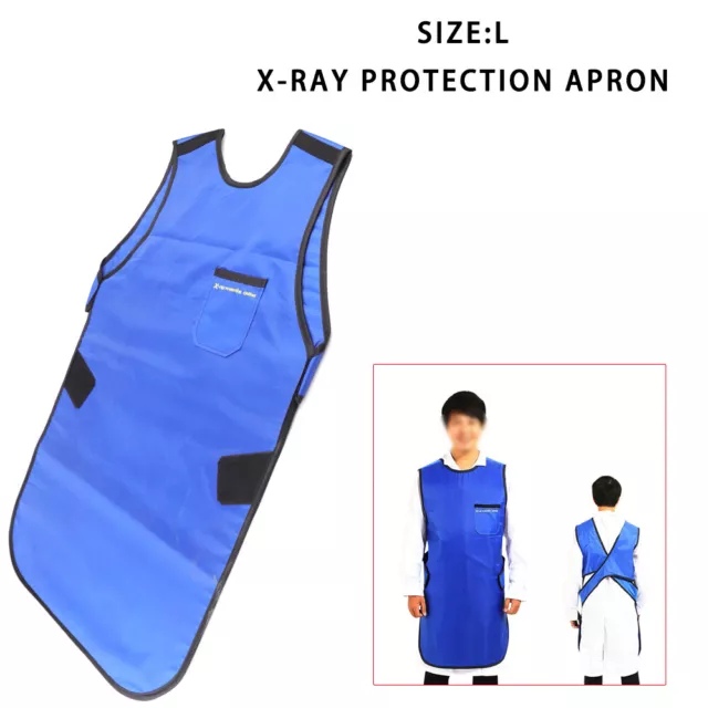 Unisex Large Medical X-Ray Radiation Protection Apron Vest Lead Rubber 0.35mmPb