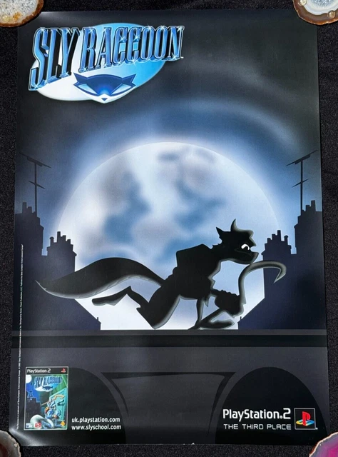 ORIGINAL SLY COOPER Thievius Raccoonus Sony PlayStation PS2