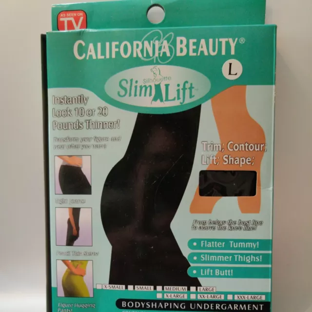 CALIFORNIA BEAUTY SILHOUETTE Slim Lift Body Shaping Undergarment Size L  $14.00 - PicClick