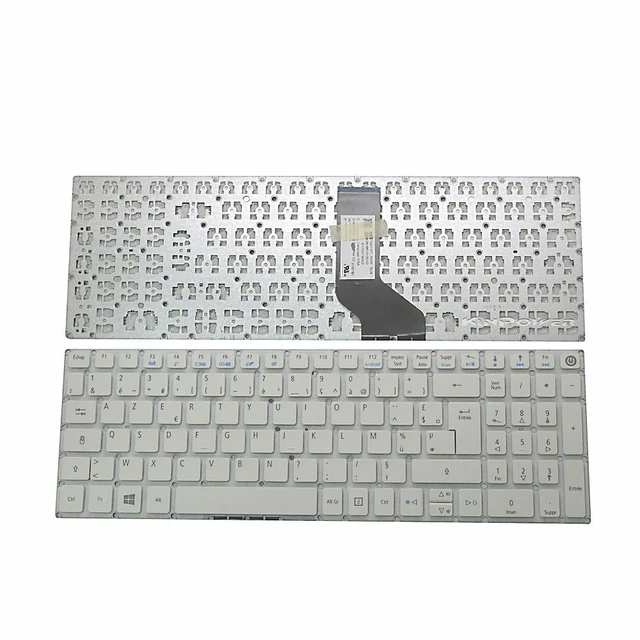 Clavier Acer Aspire QWERTZ Suisse-allemand - Ouvert Jamais Utilisé, Rétroéclairé, Noir, Filaire