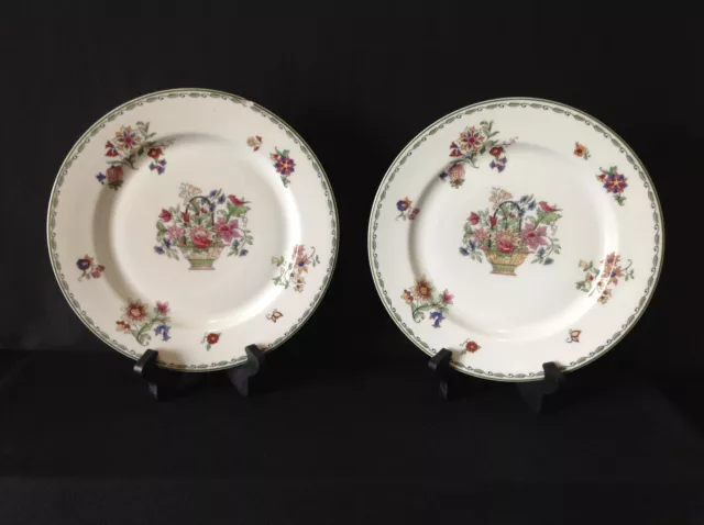 Syracuse China Roslyn Set of Two (2) Imperfect Dinner Plates OPCO 1916