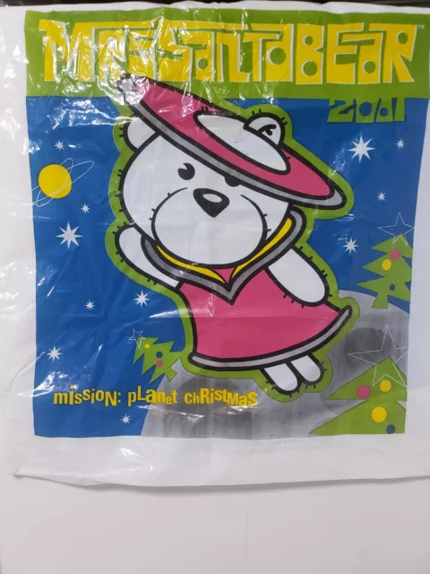 Dayton Hudson Marshall Field's 2001 Miss Astronaut Santa Bear Replacement Bag.