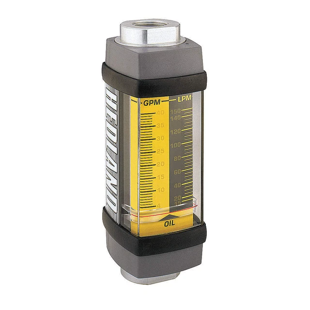 HEDLAND H600A-010 Flowmeter, 1.0-10 / 5-38 GPM/LPM