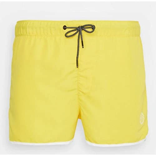 Men`S Sports Shorts Jpstkos Akm Solid Jack & Jones 12204022 Yellow  Clothing NEW