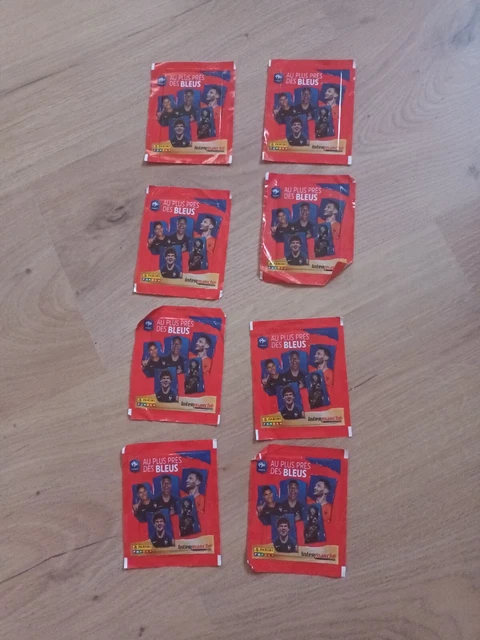PANINI 10 POCHETTES PACKETS TUTEN AU PLUS PRES DES BLEUS QATAR 2022 SEALED NEW