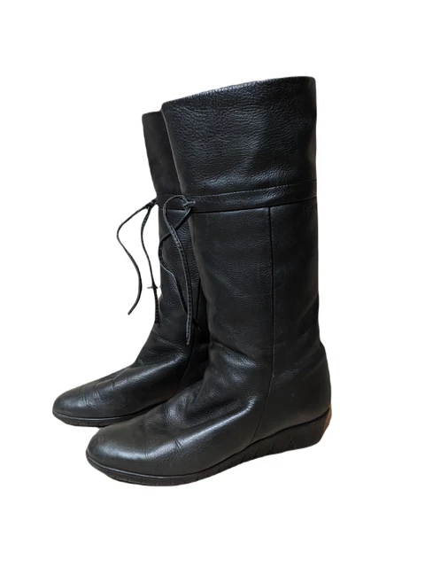 👕 Arcus   Pointure 37  👕 bottes cuir noir femme chaussures à enfiler