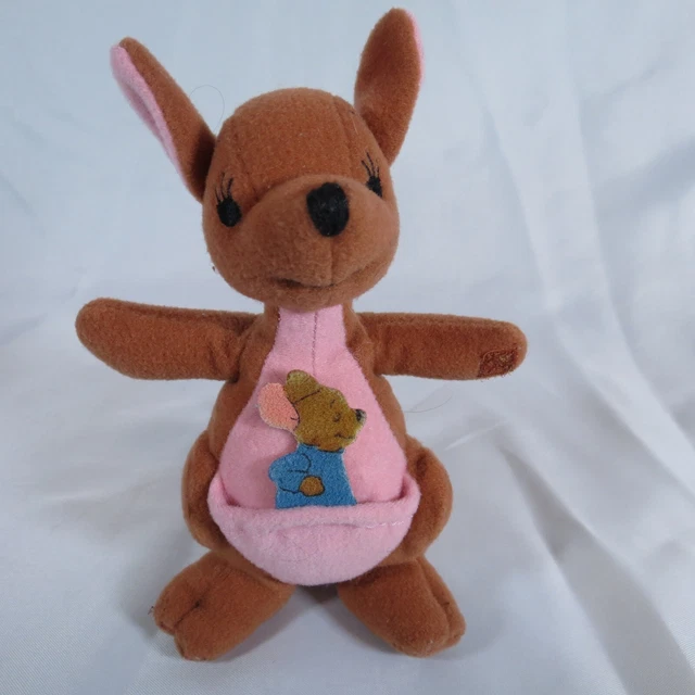 MATTEL DISNEY KANGA and Roo Winnie the Pooh Plush Stuffed Animal ...