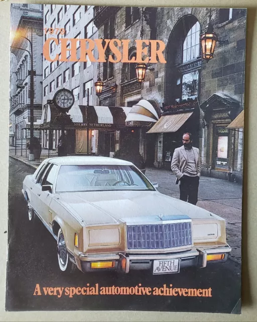 1979 Chrysler New Yorker Newport Sales Brochure 12 pages Canada