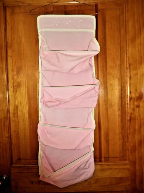 Koala Baby Pink  4 Pocket Hanging Wall Organizer Toys Underwear Socks Storage 2