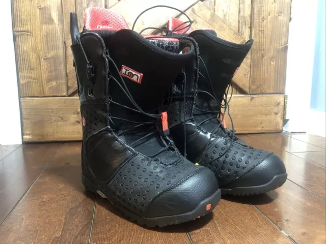 Burton Ion Imprint 4 Women’s 7 Snowboard Boots EUC Black/Pink