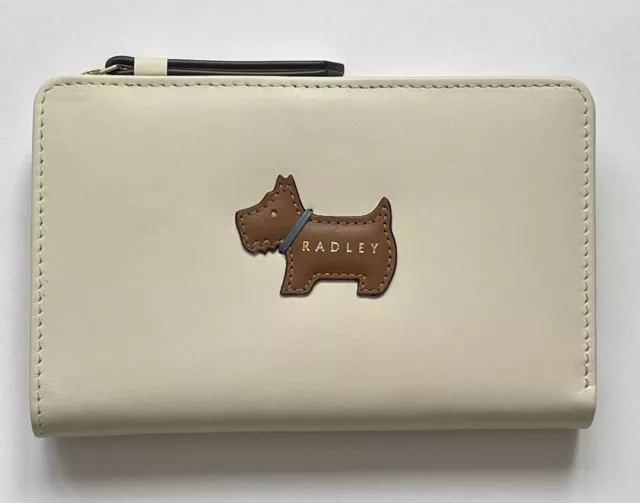 Radley Natural Heritage Dog Leather Purse Wallet New!!!