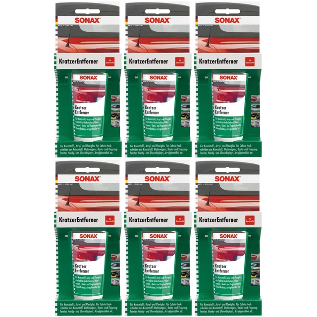 Rimuovi graffi Sonax plastica 75 ml VPE set 6 pezzi 03050000