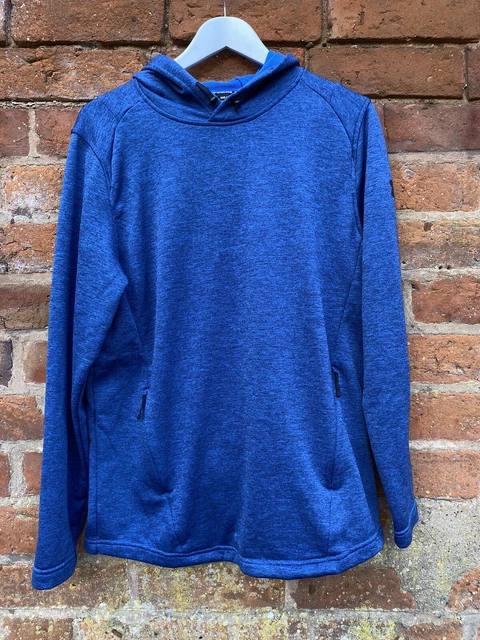 Felpa con cappuccio Under Armour Coldgear, blu, uomo, aderente, M