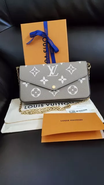 Louis Vuitton FÉLICIE POCHETTE Tourterelle Gray - Leather / Tourterelle  Gray