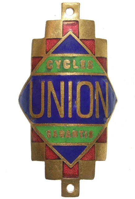 Plaque Bicyclette / Vélo / Objets Collection Union