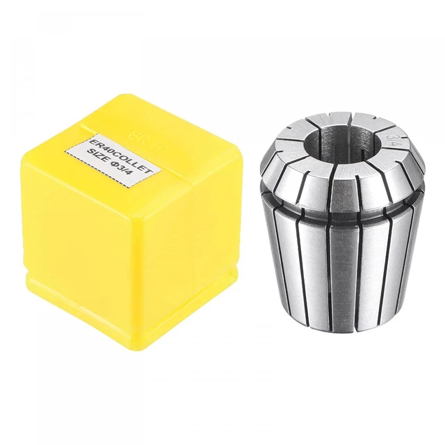 uxcell ER40 Spring Collet 3/4" Chuck for CNC Engraving Machine Lathe Milling T