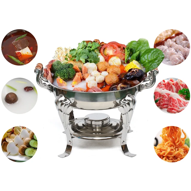 Chafing Dish Stainless Steel Buffet Chafer Catering Buffet Warmer Container
