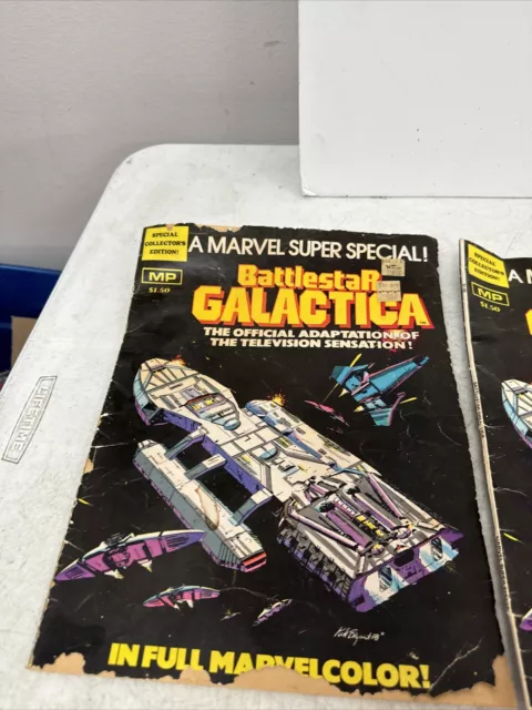 1978 Marvel Super Special Battlestar Gallactica Vol 1 Lot Of Two 3