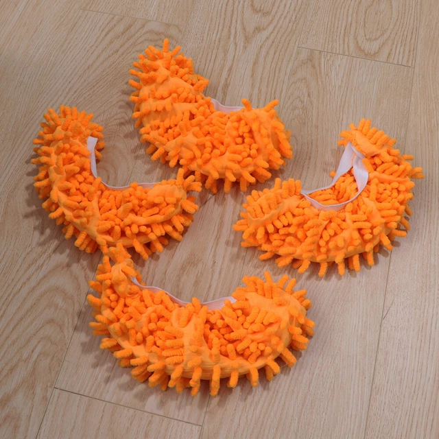 4 pezzi mop in microfibra polvere mopantofole multifunzione pulizia pavimento pigro