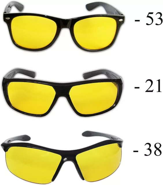 Auto Nachtfahrbrille Nachtsichtbrille Nachtsicht Kontrast Brille  Kontrastbrille