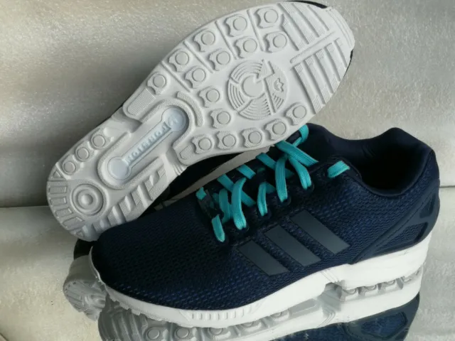 Adidas originals Turn/Laufschuhe Damen Sneaker ZX FLUX W S78971 Farbe BLAU NEU