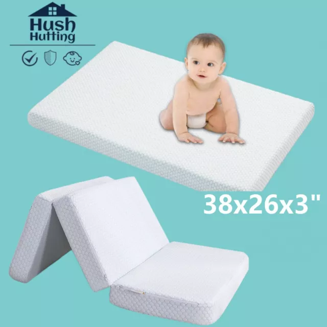 HushHutting Pack n Play Mattress Baby Memory Foam Playard Mattress Pad for Graco