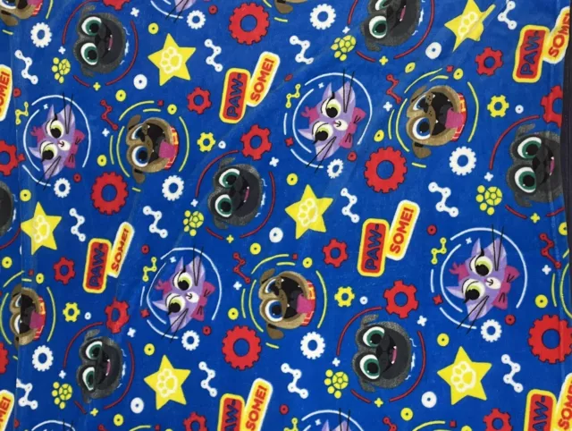 Manta de felpa de la colección Disney para cachorros amigos perros, 50 x 60 azul