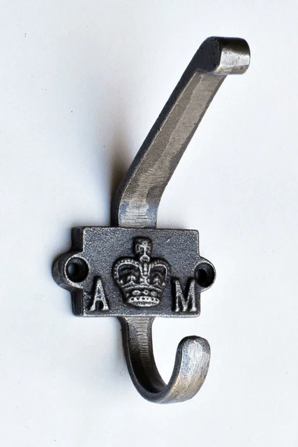 Antique Style Air Ministry Emblem Cast Iron Double Coathook Coat Hook