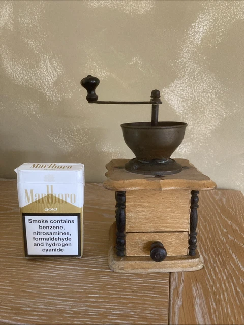Petit Moulin à Poivre Turc Ancien En Cuivre - Afrique Du Nord - Fin XIXe Siècle (13,5 Cm)