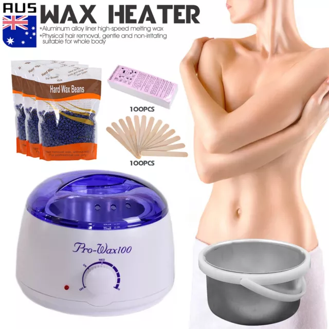 Home Wax Warmer Heater Hair Removal Depilatory Waxing Kit Heater Machine