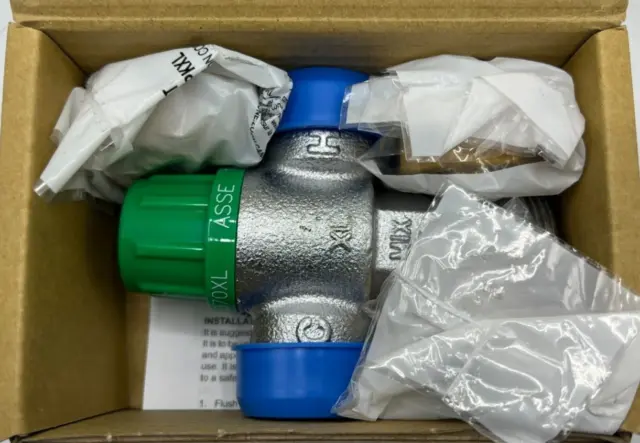1/2 in. ZW1070XL Aqua-Gard Thermostatic Mixing Valve with Female NPT Connection