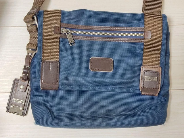 Tumi   22371Bth Alpha Bravo Beale Mini Messenger Beer Shoulder Bag Used Japan
