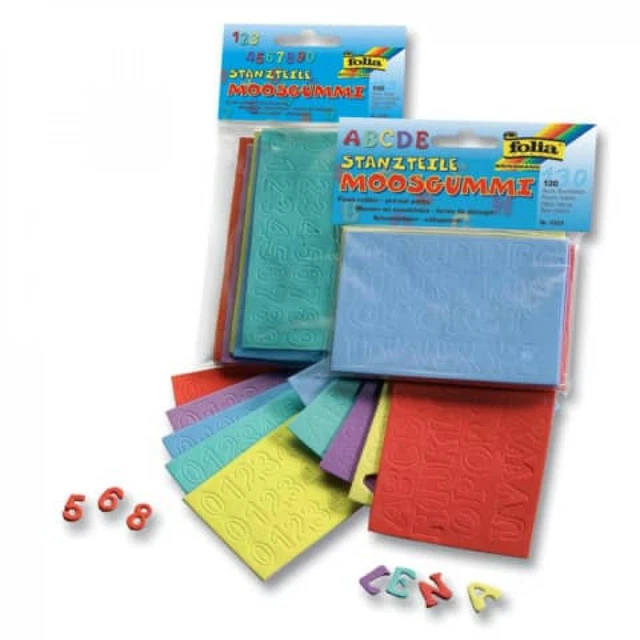 MAX BRINGMANN Moosgummi Stanzteile 130 Buchstaben (4001868023534)