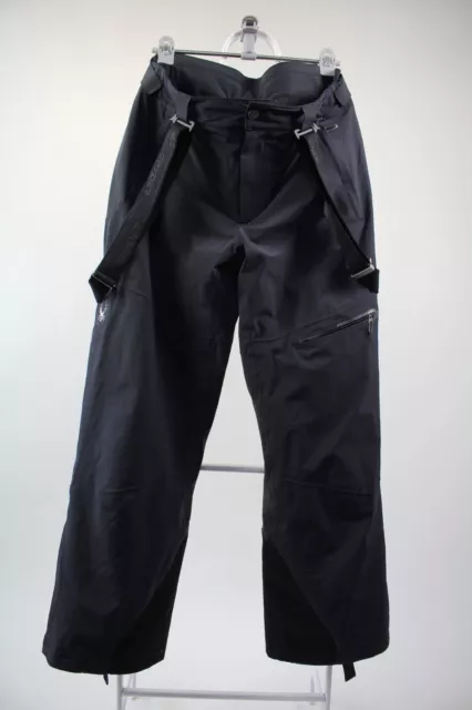 Spyder Mens Leader Insulated Waterproof Ski Pants Black Snow Primaloft Size Xl