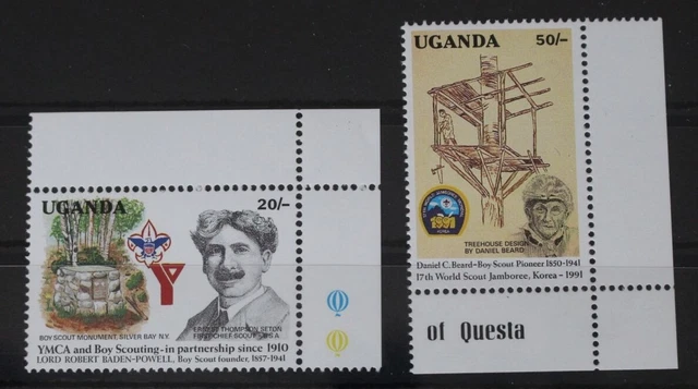 Uganda 1022-1023 postfrisch #WH869