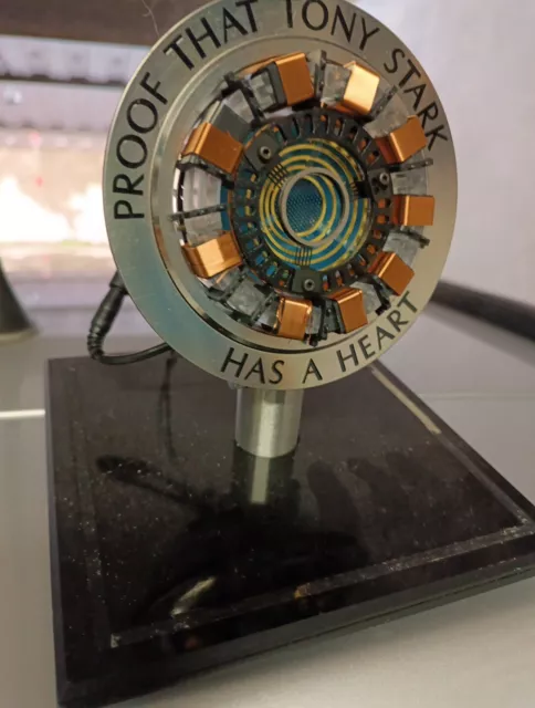 🦾🦿AVENGERS IRON MAN TONY STARK REATTORE ARC ARK REACTOR LAMPADA Mk1 MARVEL