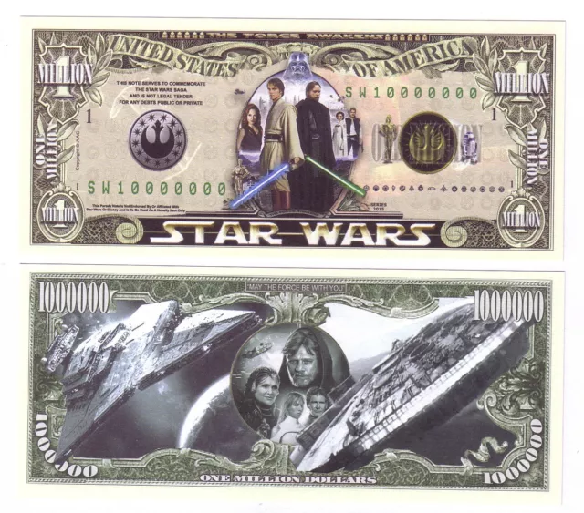 1 Million Dollars Etats-Unis "Star Wars"