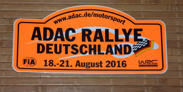 WRC ADAC Rallye Deutschland Aufkleber 2016 Rally Sticker