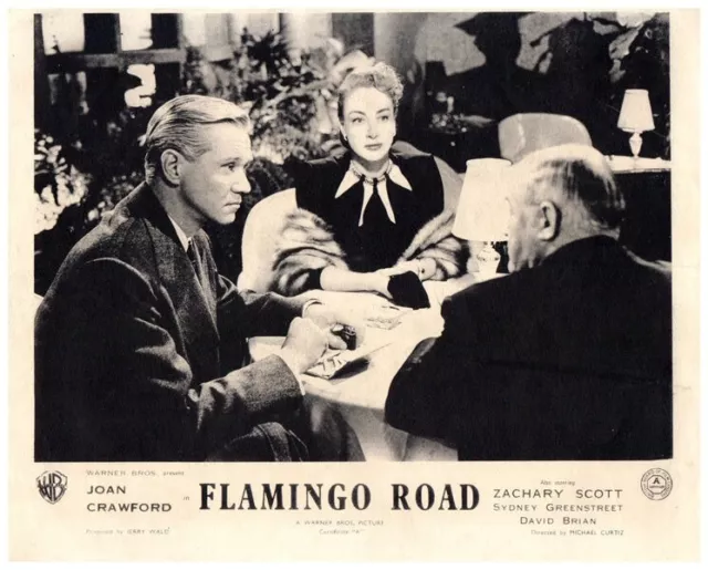 Flamingo Road Original Lobby Card David Brian Joan Crawford Sydney Greenstreet
