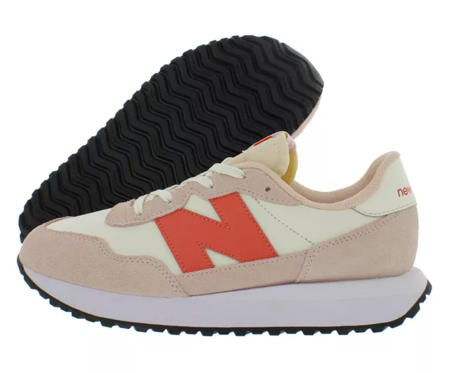 NEW BALANCE 237 GS Girls Shoes Size 4, Color: Oyster Pink/Mars Red £55. ...