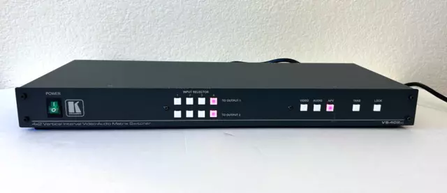 Kramer VS-402XL INTERVAL VIDEO/AUDIO MATRIX SWITCHER